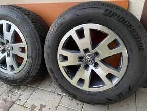 AMAROK orig Alu disky VW 5x120 8jx r17 ET 49 245 65 17 zimné - 1