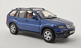 Model 1:18 BMW X5 Motormax metallic-blau