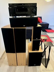 Receiver Yamaha + repro Heco + DVD Pioneer