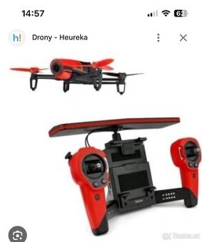 Dron parot bebop nepoužívaný