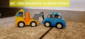 Lego Duplo odtahovým vůz 10883 a vláček 10847 + kostky navic