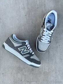 New Balance 480 Dark Grey & White