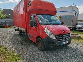 Renault Master 2,3 9 euro palet, spaní, plachta