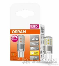 LED stmívatelná žárovka G9 3 W (30W) teplá bílá