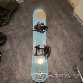 Snowboard s botami i vakem, 140 cm, boty 40 (1)