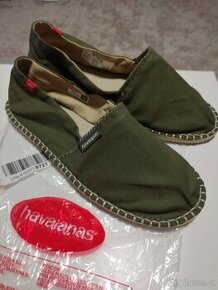 Nové espadrilky Havaianas vel. 39 khaki - 1