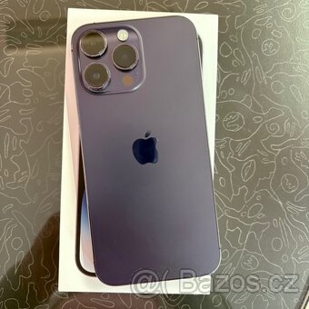 iPhone 14Pro MAX 256GB , temně fialový TOP stav