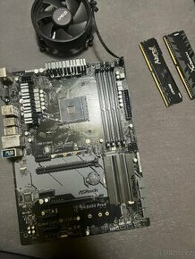 Základová deska ASRock B450 Pro + Ram Gddr4 - 1