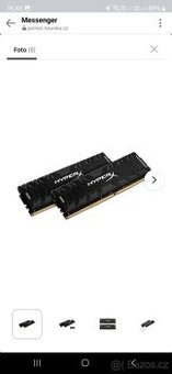 PRODÁNO DDR 4 - HyperX Predator 16GB (2x 8GB) 3333Mhz