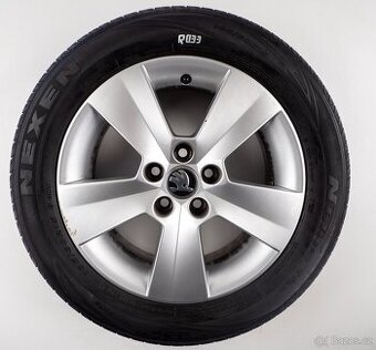 Škoda Rapid - Originání 15" alu kola - Letní pneu