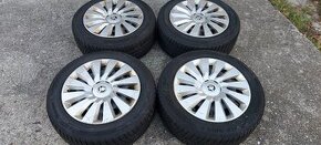 4x zimni pneu Barum 205/55 R16,včetně disků 5x112 - 1