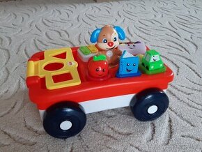 Fisher price vzdelávací kočárek/vozíček - 1