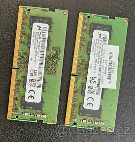 16GB paměť DDR4-3200 MT/s (2× 8 GB)  (Přenosová rychlost až