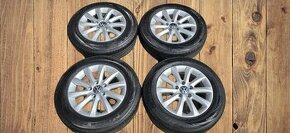 Origo alu VW 15" 5x112 ET50 s letními pneu 195/65/15 - 1