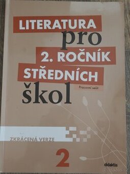 Pracovní sešit, literatura 2 ročník SŠ