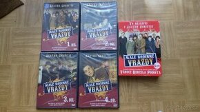 Agatha Christie, sada, 4 DVD, nové,originální balení