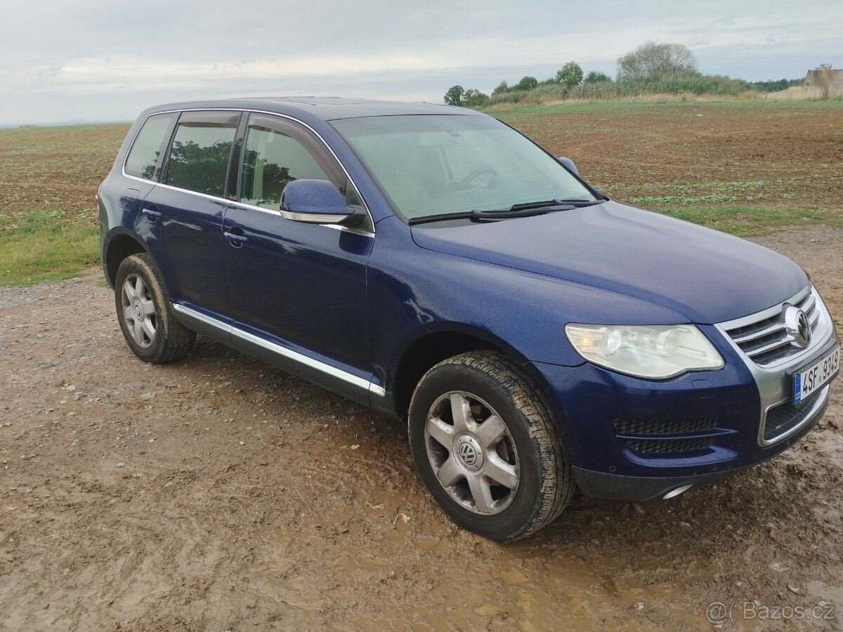 VW Touareg 3.0 V6 tdi BKS 165kW 2007 manuál na pružinách