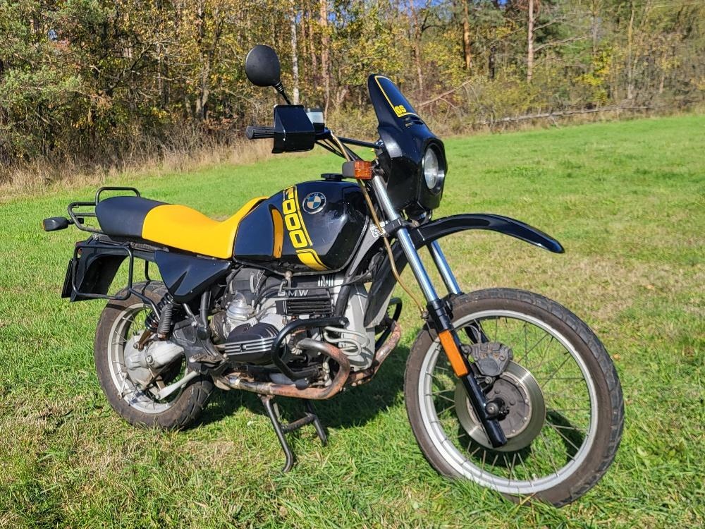 BMW R100GS ,1988, CZ doklady,shodna čísla