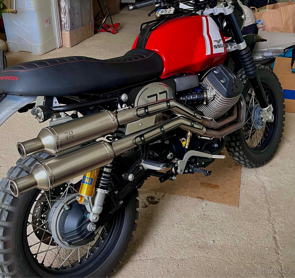 Moto Guzzi Scrambler Öhlins raritar.v 2015