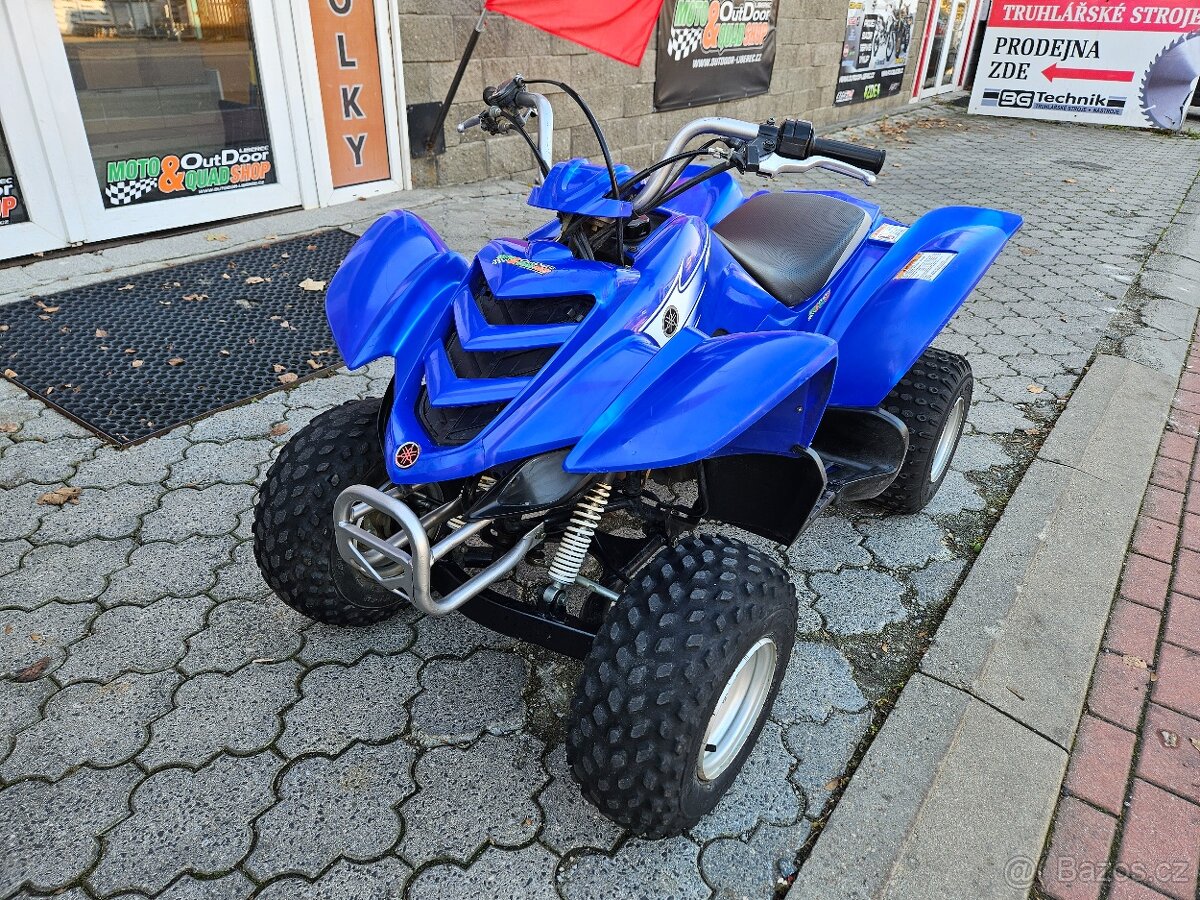 Yamaha YFM 50 Raptor, kvalitní stroj, nárazník, madlo