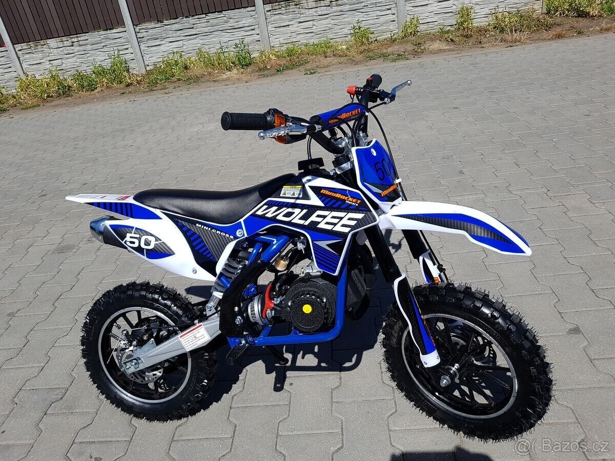 Minicross Gazelle 49ccm Edition 2020 modrá