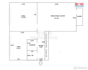 Prodej bytu 3+kk, 55 m², Ostrava - Poruba, ul. Kyjevská - 20