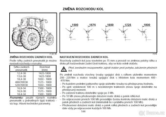 Návod k obsluze Zetor Forterra 95 - 125, 95 - 135 a 100-140 - 20