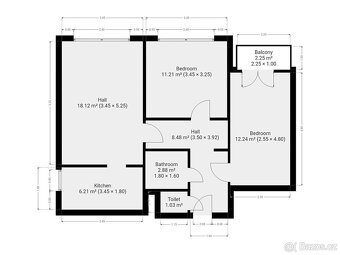 Pronájem bytu 3+1, Hasova, Modřany, 21900 Kč/měs, 62 m2 - 20