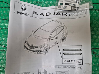 osvětlené dekorativní lišty prahů přední Renault Kadjar - 20