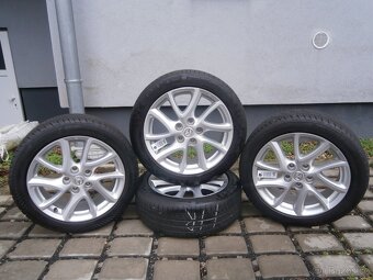 letní alu kola 5 x 114.3 205 50 17 originál mazda - 20