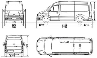 VW Crafter obytný 5 míst - 20