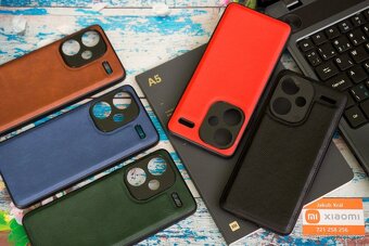 Pouzdro s koženkovými zády pro Xiaomi, Redmi a Poco - 20