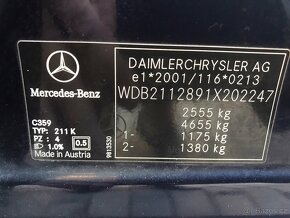 Prodám Mercedes E-320 4matic Elegance - 20