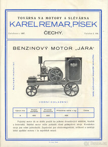 Prodám stabilní motor Remar Jára 2-3 HP - 20