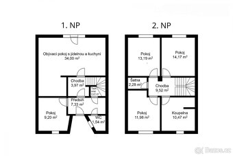 Prodej RD v krásném prostředí blízko Prahy, nízké náklady - 20