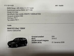 BMW X3,  2.0D 130KW 4x4 Tažné zařízení - 20