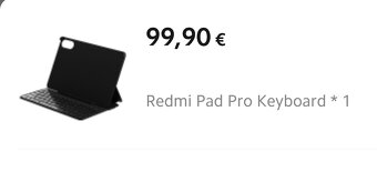 Xiaomi Redmi Pad Pro 5G 12,1" + Xiaomi klávesnice.NOVÉ - 20