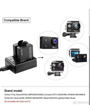 Dětská digitální FHD fotokamera s podvodním pouzdrem, GPS - 20