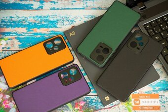 Pouzdro s koženkovými zády pro Xiaomi, Redmi a Poco - 20