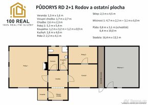 Prodej rodinného domu 2+1 se zahradou — Rodov - 20