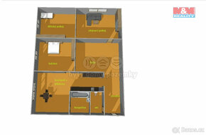 Prodej bytu 3+1, 68 m², Kaplice, ul. 1. máje - 20