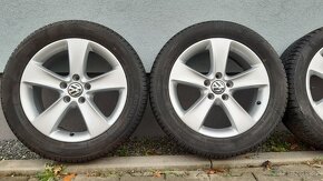 Alu kola 5x112 r17 originá vw passat b8 zimní pneu - 20