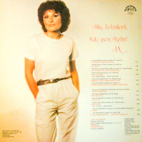 Jitka Zelenková – Kdo Jsem Vlastně Já 1982 VG, VYPRANÁ Viny - 2