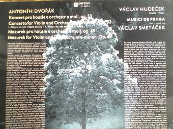 Obal od LP Václav Hudeček s podpisem - 2