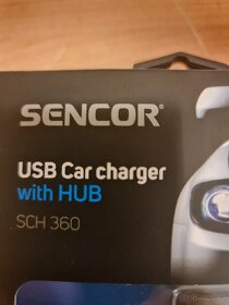 Usb Sencor nabíječka do auta 4,6A - 2