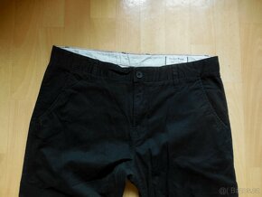 pánské Tom Tailor černé kalhoty zip Skinny elast. 36/32 p.94 - 2