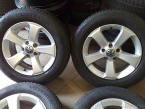 alu kola 5x112 r16 original vw sharan - zimaky 205/60/16 - 2