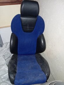 Sedačky MODRÉ RECARO AUDI S3 8L - 2