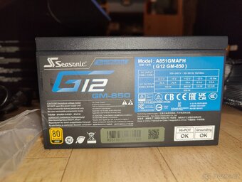 Zdroj Seasonic G12-GM-850 (v záruce) - 2