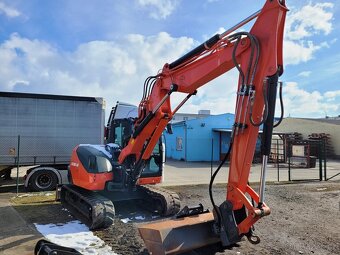 minibagr Kubota KX 080-4, dělené rameno - 2